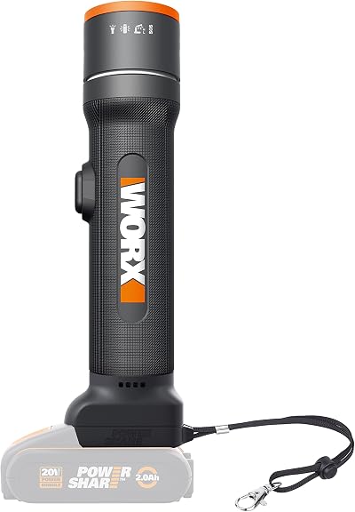 WORX WX027.9 18V Cordless 4-in-1 LED Light Tool Only - PowerShare Battery