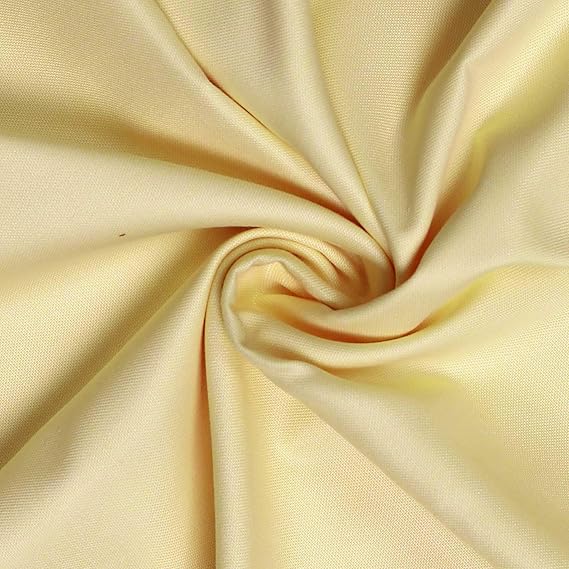 Uniform Sarees Corp Mens Cotton Unstitched 2.5 m Shirt Fabric (Yellow, Free Size)