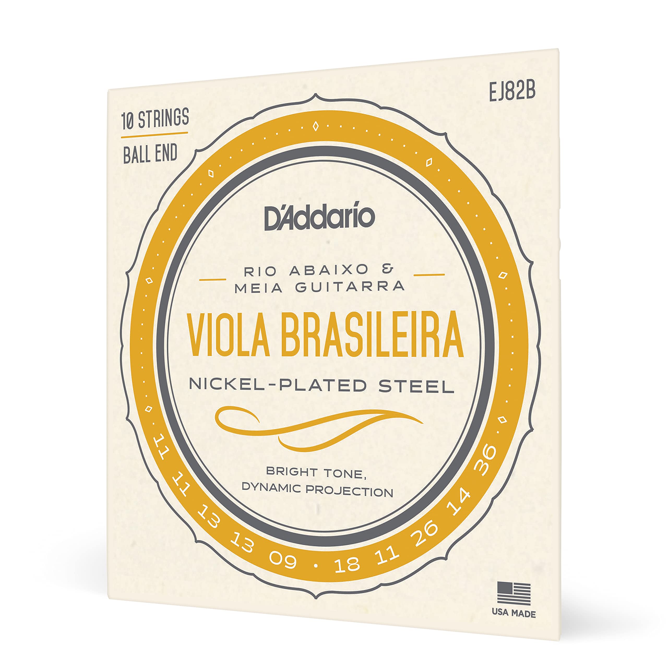 D'Addario EJ82B "Rio Abaixo and Meia Guitarra Brasileira" Viola Kit