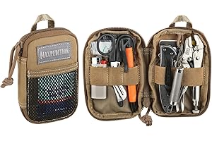 MAXPEDITION Pico Pocket Organizer, Ultra Compact EDC Gear Pouch, Tactical Utility Pouch for Everyday Carry, Tools, Gadgets, Outdoor First-Aid Kit, Survival