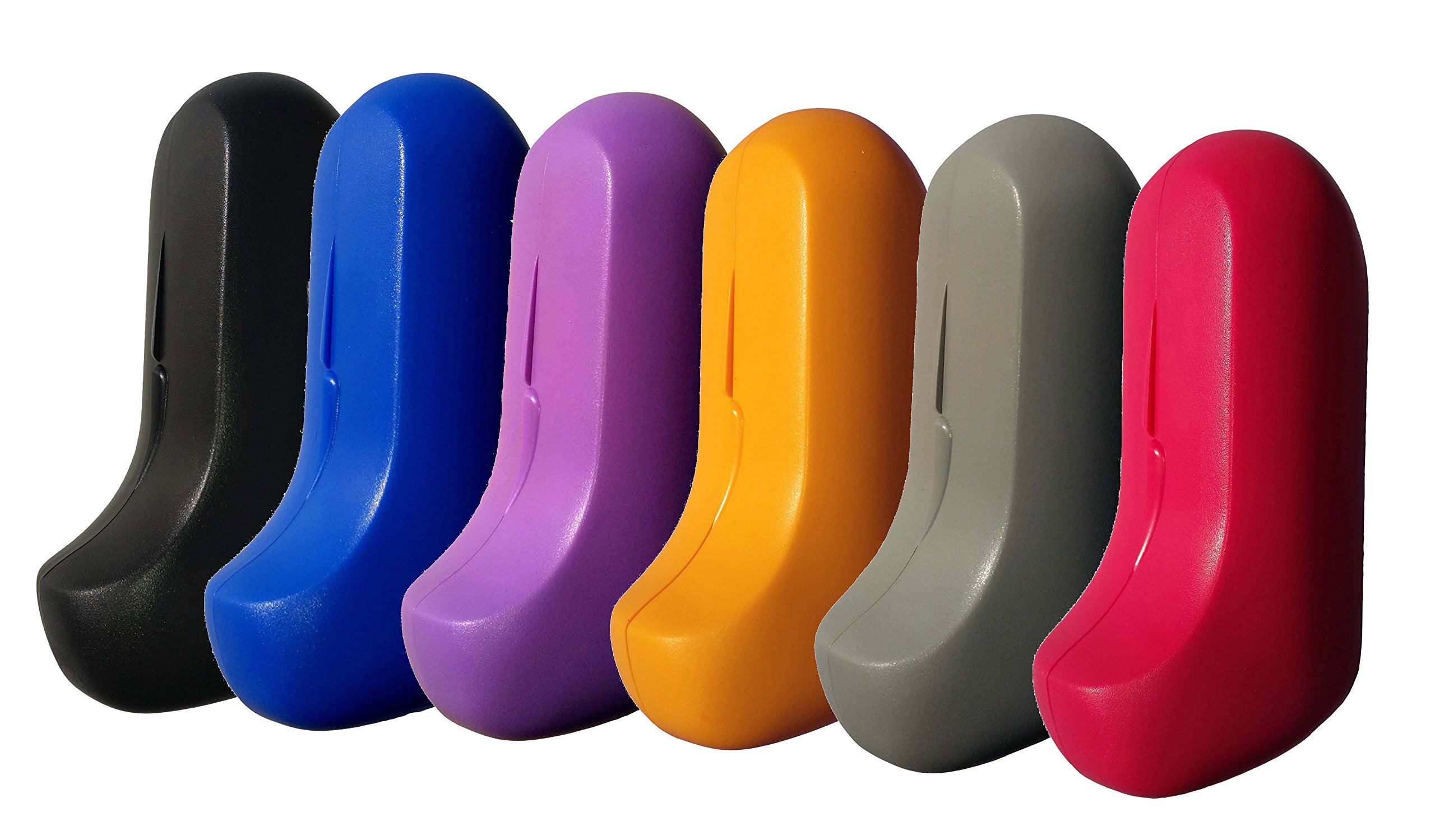 Asthmate Rigid Plastic Asthma Inhaler Case for Ventolin and many other aerosol inhalers (Yellow