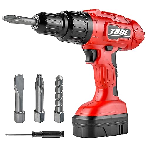 Toy Choi's Toy Drill Set Electric Pretend Play Tool with