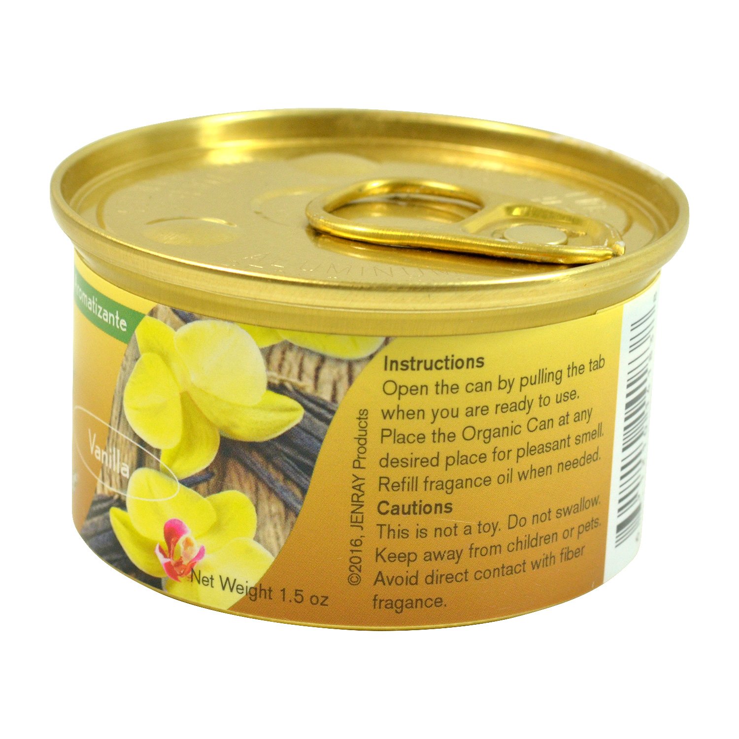 JenScents Air Freshener Can, Organic Car Air Freshener In A Can 4PACK (Vanilla) on Galleon