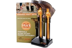 PEET Original Boot Dryer - 25 Year Warranty - Portable, Ultra-Silent and Energy Efficient 2-Shoe Dryer/Warmer for Work Boots,