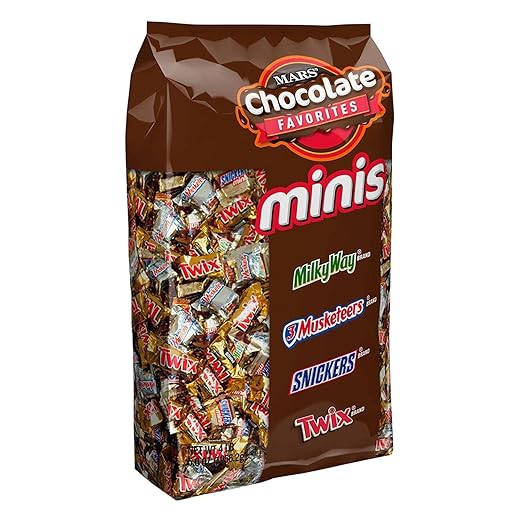 MARS Chocolate Minis Size Candy Bars Variety Mix 67.2 Ounces (240-Piece Bag)