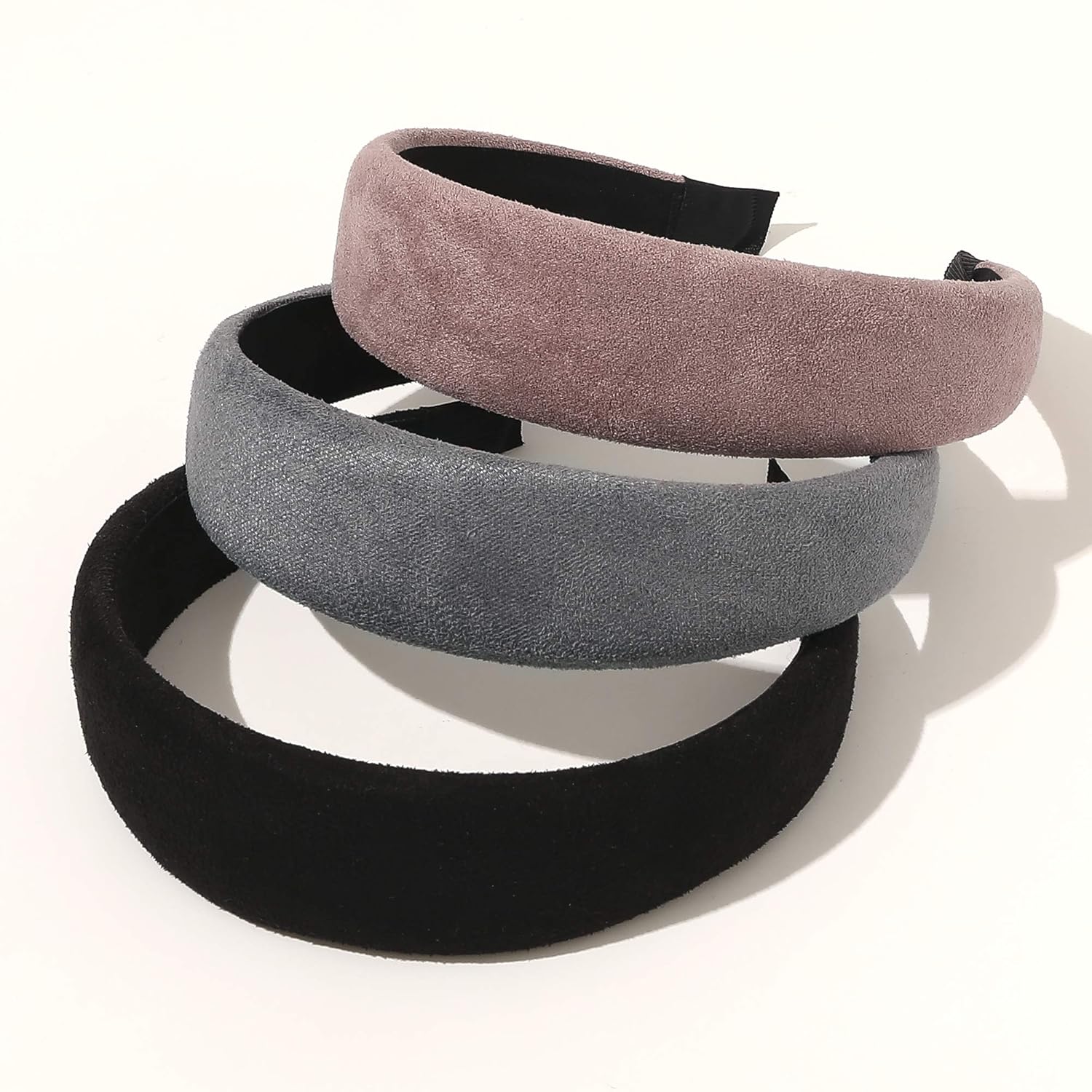 Ivyu Headbands for Women Head Bands - Fashion Womens Headband Diademas Para Mujer De Moda Hair Accessories Hairbands for Girls No Slip Cute Black Pink Gray Headband Gift for Women: Beauty