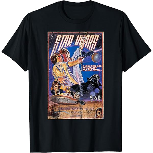 1995 Star Wars \"A New Hope\" ダースベイダー　Tシャツ Amazon.com: Star Wars A New Hope Faded Vintage Retro Poster
