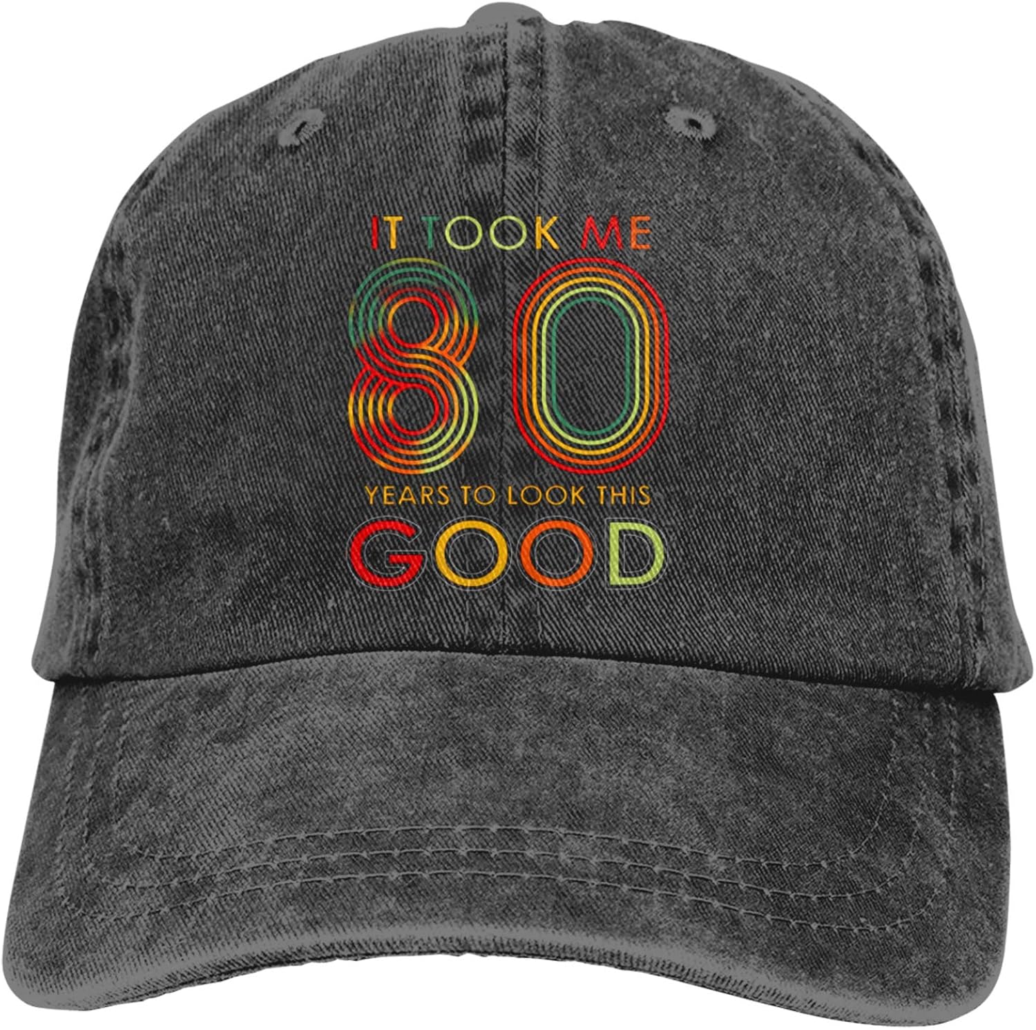 WMFF It Took Me 80 Years to Look This Good 80th Birthday Baseball Caps