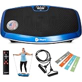 Lifepro Turbo & Hovert 3D Vibration Plate Exercise Machine with 99 Speeds | Dual Motor, 8 Presets, 330 lb Capacity, Remote Co