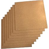 Classic Mules Cork Board Tiles - 8 Pack Square - 12" x 12" - 1/4" Thick Cork Tiles - Premium Natural Cork for Bulletin Board, Display or Mini Wall - 72 Self Adhesive Squares Included