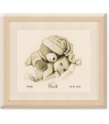Kit Coussin Au Point De Croix Vervaco – Cerf Dans L'herbe – 40x40 Cm – Tissu Imprimé