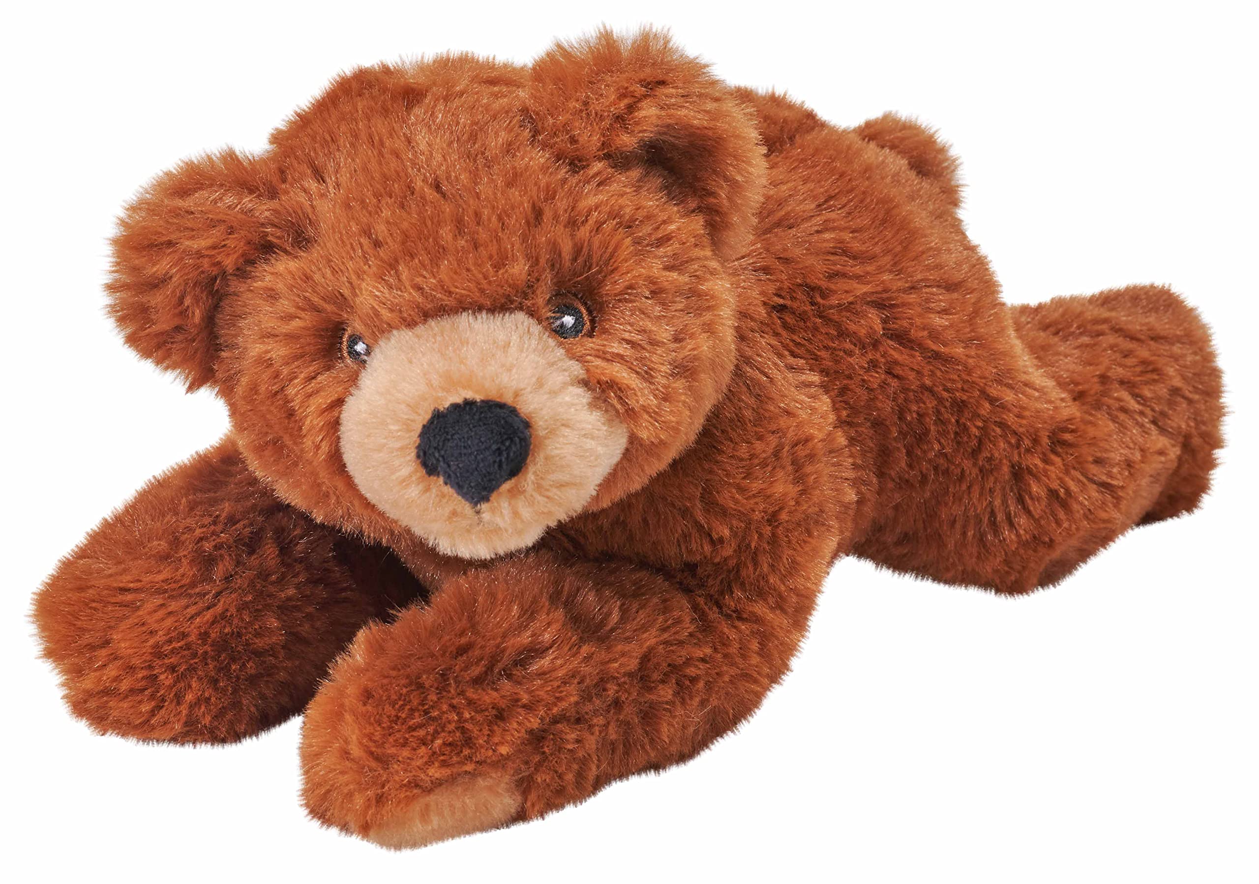 Wild Republic Ecokins Mini, Brown Bear, Stuffed Animal, 8 inches, Gift for Kids, Plush Toy, Made from Spun Recycled Water Bottles, Eco Friendly, Child’s Room Decor