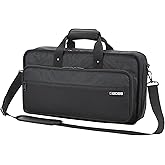 BOSS CB-BM-M | Multi-Effects Case | Compatible GT-1000, GX-100, ME-90, & ME-90B | Lightweight & Durable | Thick Internal Padding | Adjustable Shoulder Strap | Versatile Accessory Pockets