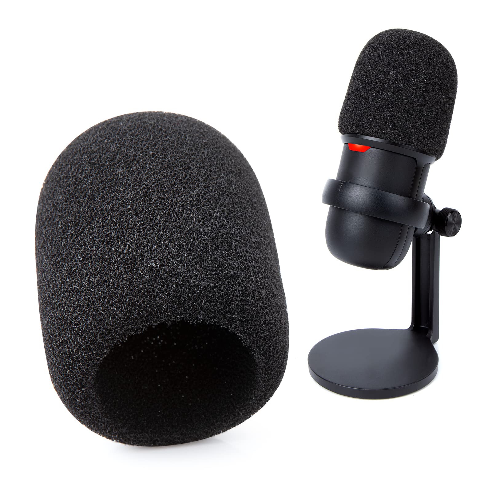 YOUSHARES SoloCast Pop Filter - Professional Windscreen Microphone Cover Foam Compatible with HyperX SoloCast USB Mic to Reduce Noise — image 1
