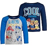 Paw Patrol Nickelodeon Marshall Chase Rubble 2 Pack Graphic T-Shirts Infant to Big Kid