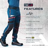 Portwest DX449 Mens Slim Fit Work Trousers Black Hi Vis Cargo Stretch Knee Pad view 5