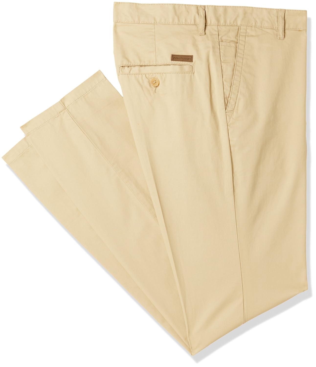 john players men's slim fit cotton casual trousers