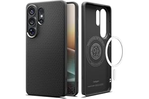 Spigen Case for Galaxy S26 Ultra Case, Full Camera Protection, Built-in Magnetic Ring, Drop Protection, Liquid Air MagFit Des