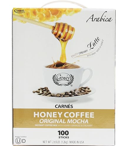 Amazon.com : Carnes Mild Mocha with honey powder (Instant Coffee