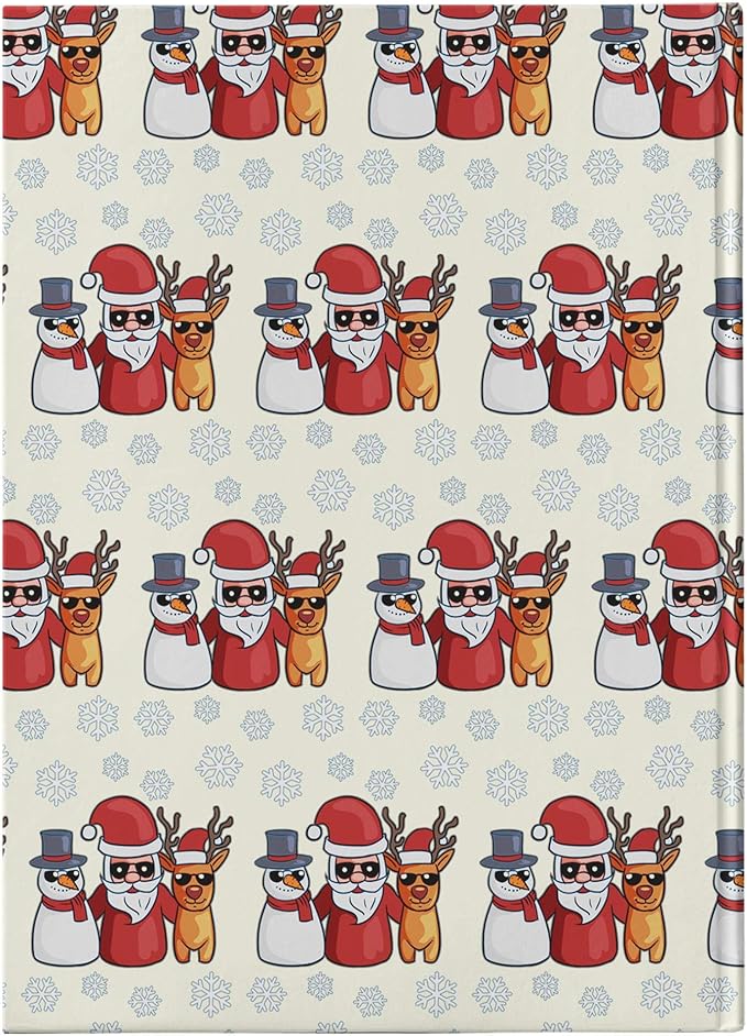 Amazon Com Santa Snowman Reindeer Hardcover Journal Diary Composition Notebook Cute Christmas Gifts Small 5 75 X8 Office Products amazon com