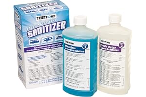 Thetford Fresh Water Tank Sanitizer Detergent and Sanitizer Treatment, 2 x 24 oz bottles - Thetford 36662