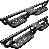 BINARY STAR Running Boards Compatible with 2010-2024 Toyota 4Runner | SUV Without Side Skirts, Solid Carbon Steel Drop Side Steps, 6" Step Nerf Bars, Easy Roof Access, Bolt On Easy Fast Install