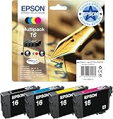 Epson 16XL Pen & Crossword Genuine Multipack Four Colors DURABrite Ultra Ink