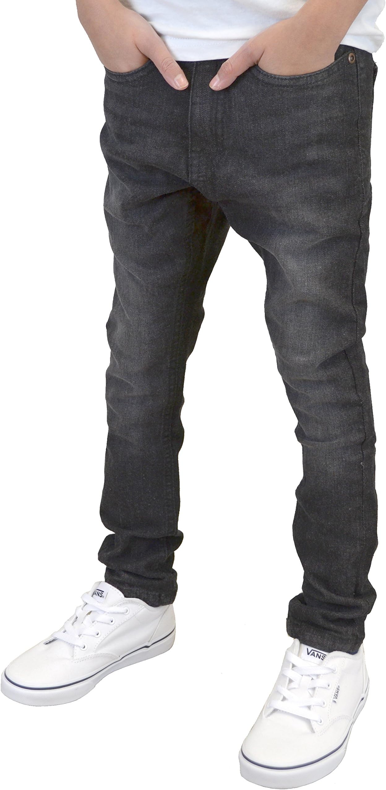 Boys Skinny Stretch Ripped & Non Ripped Jeans