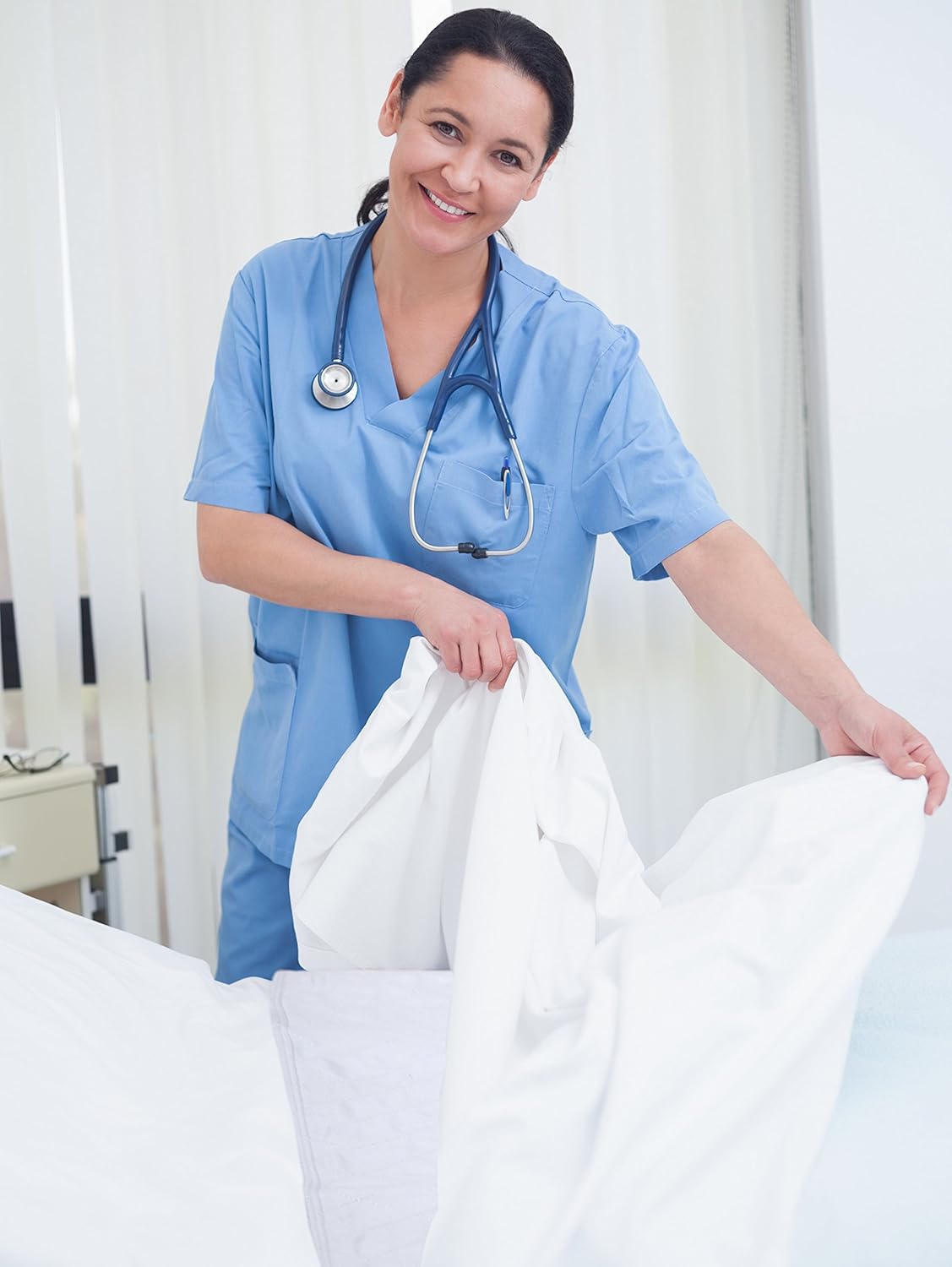 Soft Large Absorbent Waterproof Bed Pad with Tuckable Sides (36 x 60 Inch) - Washable 300x for XL Tuck in Underpad Incontinence Protection for Adult, Child, or Pet: Health & Personal Care