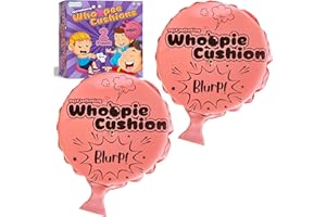 ArtCreativity Self Inflating Whoopie Cushion, 2 Pack, 7 Inch Whoopee Cushions Goodie Bag Stuffers, Classic Prank Toys for Boys and Girls, Party Favors and Gag Gifts for Kids, Whoopie Makes Gas Sounds
