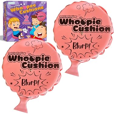 Set De 3 Coussins De Farce RELKLYU – Jouets Drôles En Caoutchouc, Imitation Réaliste, Pour Fêtes Et Blagues Entre Amis