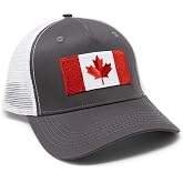 International Tie Country Hat for Men and Women, Adjustable Snapback Trucker Baseball Cap with Embroidered Patch