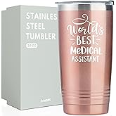 Onebttl Medical Assistant Gifts for Wowen, Gifts for MA on Birthday and Christmas, 20oz Insulated Stainless Steel Tumbler - Best