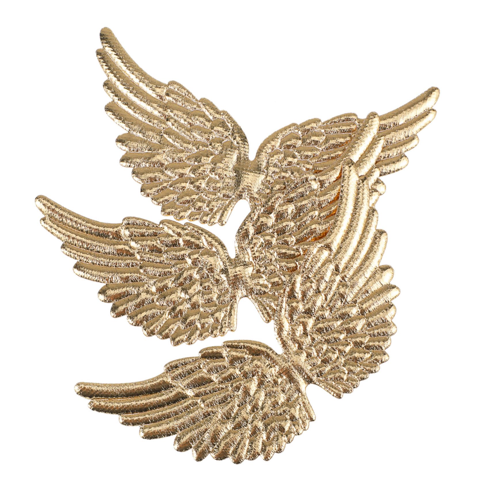 Operitacx 12pcs Angel Wings Decoration DIY Crafts Wing Angel Accessories Get Costume Festival Wings Decor Small Crafting Small Craft Ornament Decorative Cherub Adult Golden