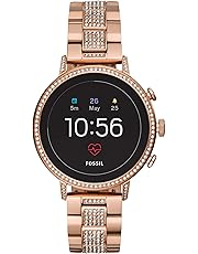 Fossil Damen-Smartwatch mit Edelstahl Armband FTW6011