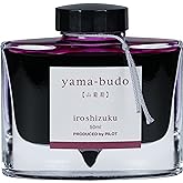 PILOT Iroshizuku Bottled Fountain Pen Ink, Yama-Budo, Crimson Glory Vine (Purple Red) 50ml Bottle (69217)