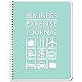 BookFactory Business Expense Log Book Expense Tracking Ledger Logbook Journal Receipt Organizer 100 Pages 8.5''x11'' Wire-O (BUS-110-7CW(BusinessExpense)-BX)