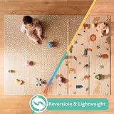 Nuby Foldable Reversible Baby Play Mat 150 x 200 cm Safari XXL 0M+ view 2