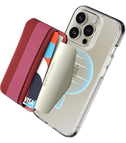 Amazon.com: Sinjimoru Magnetic Wallet with Soft Wool Band Grip for