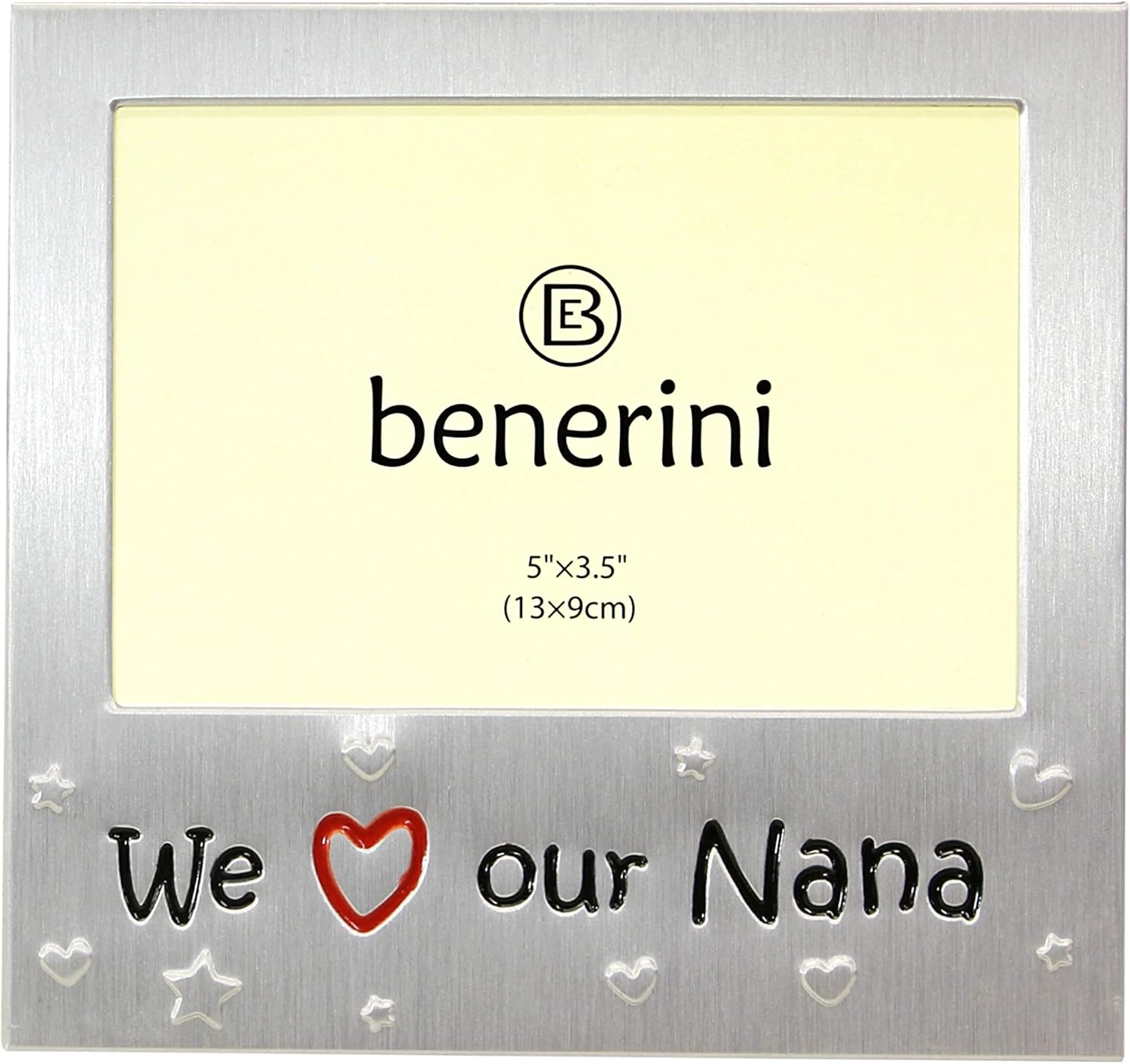 benerini We Love Our Nana ' Photo Picture Frame Gift 5 x 3.5