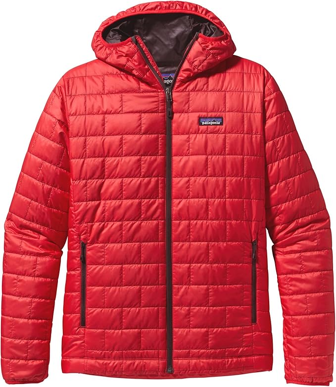 PATAGONIA Nano Puff Men's Hoody, Red, L Amazon.co.uk Clothing