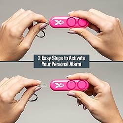 SABRE Personal Alarm With Key Ring, 120dB