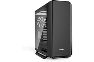 be quiet! Silent Base 802 Window ATX Midi Tower PC Case| 3 Pre-Installed Pure Wings 2 Fans | Sound Insulated | Tempered Glass Window | Black | BGW39