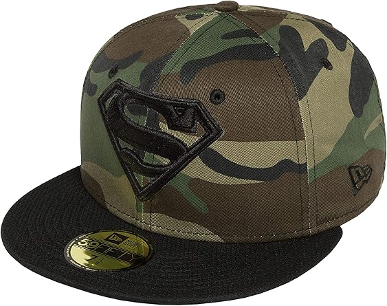 camouflage superman hat