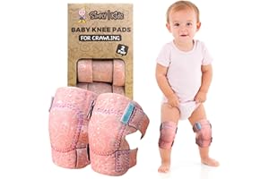 Baby Knee Pads for Crawling (2 Pairs) | Protector for Toddler, Infant, Girl, Boy