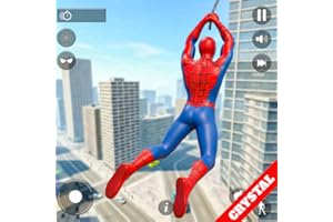 Rope Hero Black: Open City Crime Game Premium