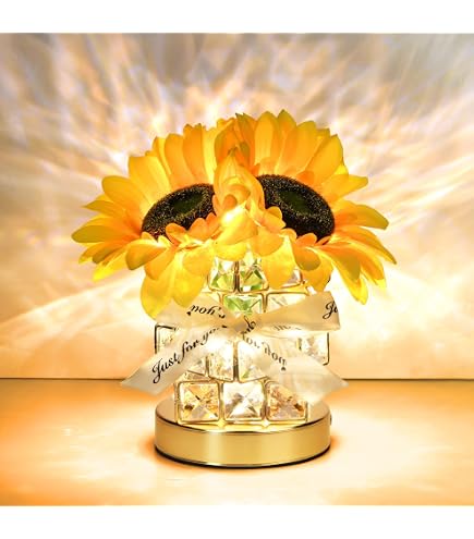 Personalized MOM flower lamp Custom Dry Flower Mom Night Light