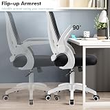 Blisswood Office Mesh Chair with 90° Flip-Up Armrests Ergonomic Lumbar Support view 5