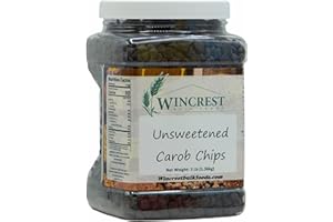 WINCREST BULK FOODS WinCrest Unsweetened Carob Chips (3 Lb Tub)