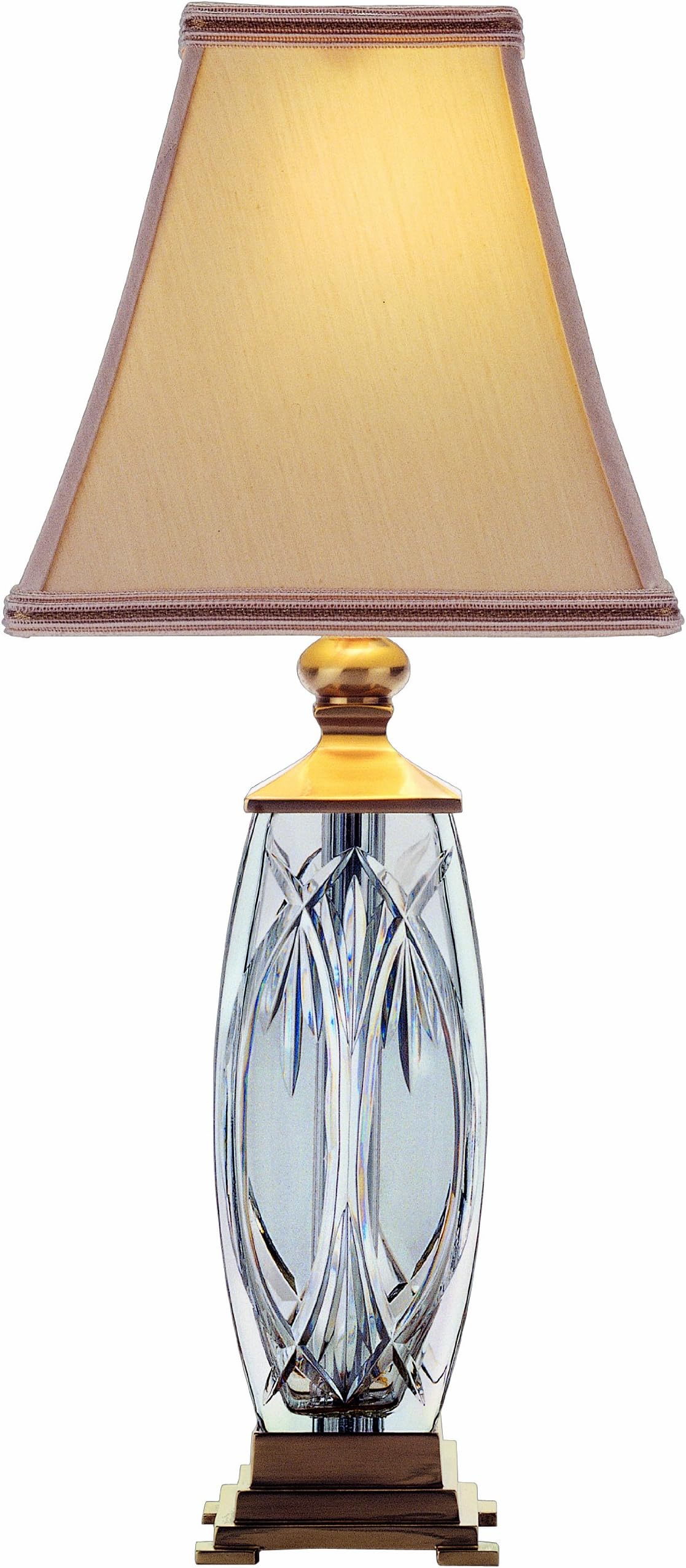 Waterford Accent lamp, Cream, Gold, Clear